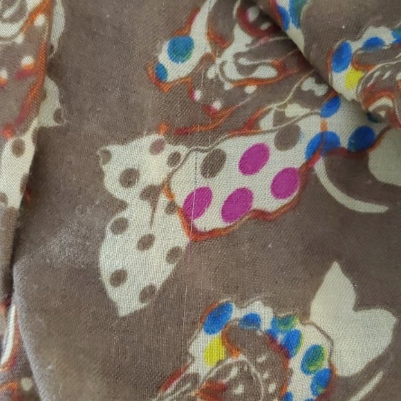 Soft Pashmina Floral Scarf - Picture 4 of 5